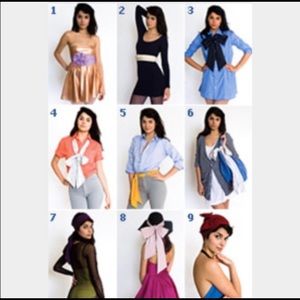 🌻American Apparel the Sash Cream Sash Belt